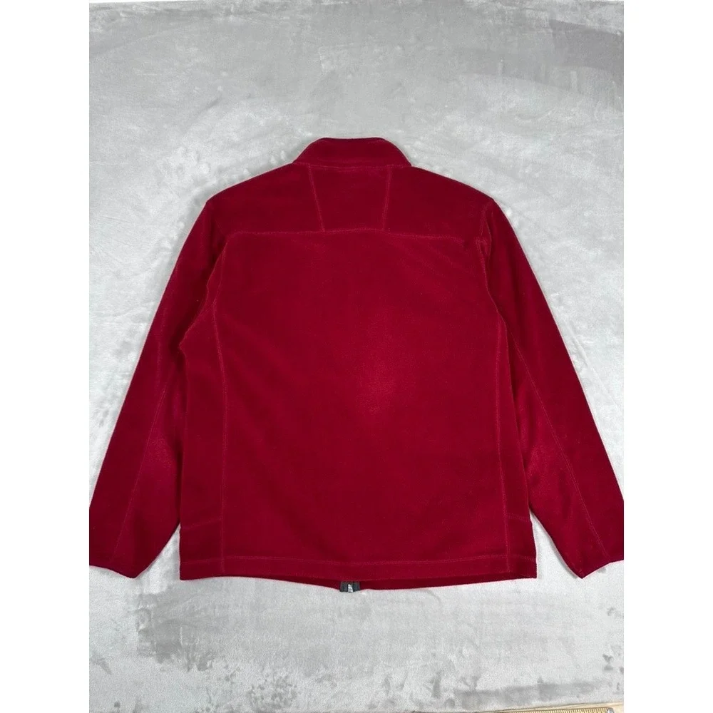 Greg Norman Fleece Jacket Red Five Iron‎ Full Zip Tasso Elba Mens Size M